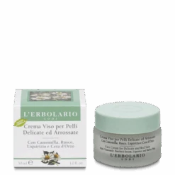 CREMA VISO PELLI DELICATE CAMOMILLA E RUSCO ML 30